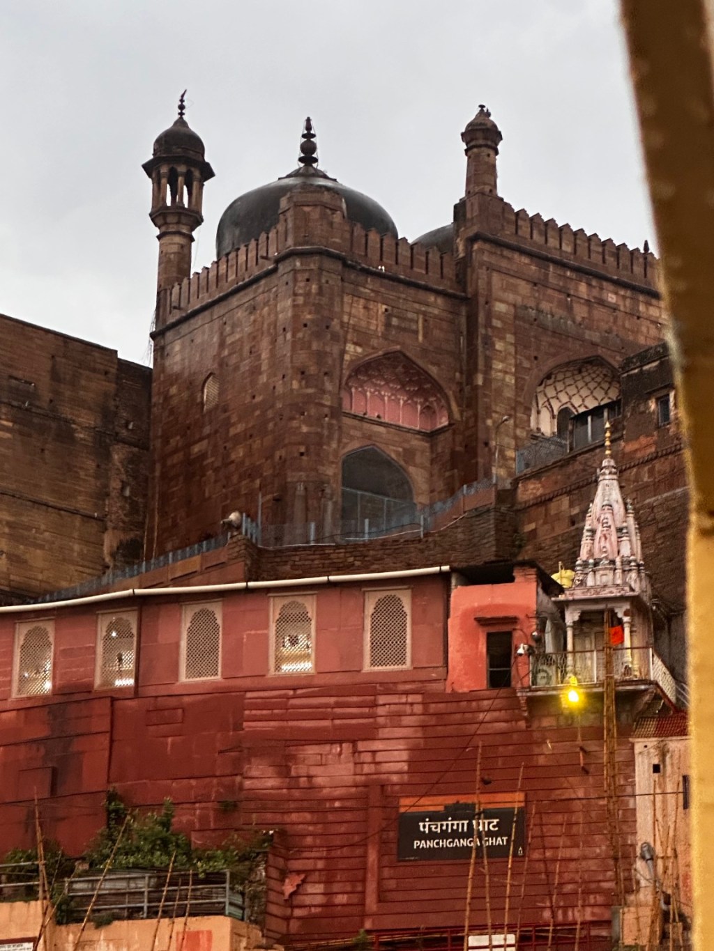 Riverside architecture in Kashi.